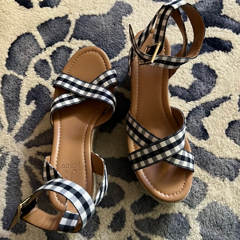 gingham wedges